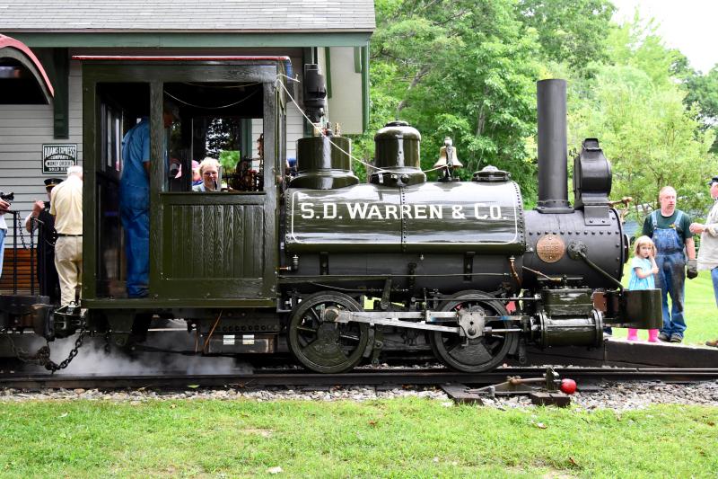 After nearly a decade of effort, S.D. Warren Baldwin No. 2 is returning to steam operation in Maine. When original parts were not salvageable, replacements were painstakingly recreated following the original orders and drawings obtained through the archives of Baldwin Locomotive Works and S.D. Warren. The public is invited to celebrate the completed restoration with a christening ceremony, illustrated talk, rides behind the engine and hands-on activities on Saturday, Sept. 8 at the Boothbay Railway Village. Bob Crink photo