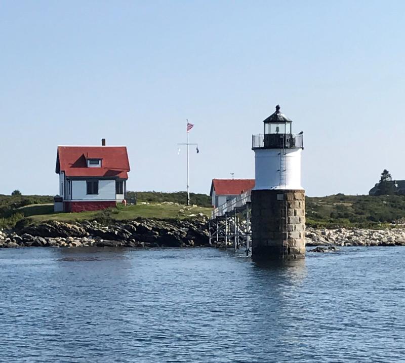 Ram Island lighthouse and keeper’s quarters. KELLIE BIGOS/Boothbay Register