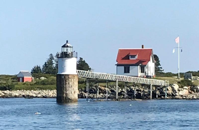 Ram Island lighthouse and keeper’s quarters. KELLIE BIGOS/Boothbay Register