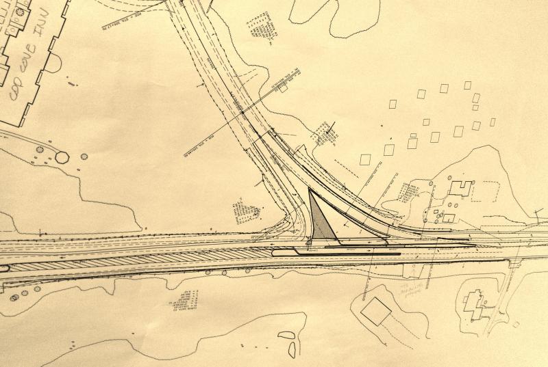 A revised MDOT plan shows a left turn pocket for Englebrekt Road residents turning left onto Route 1 north. JANE CARPENTER/Boothbay Register