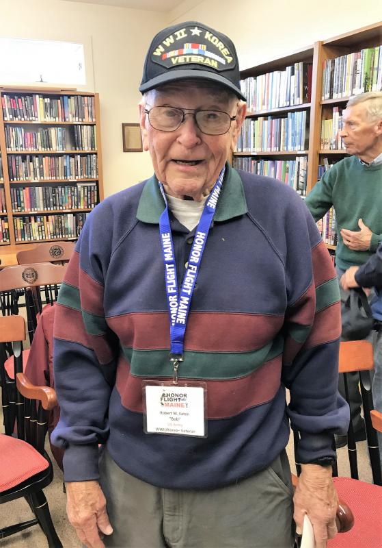 Veteran Bob Eaton. KELLIE BIGOS/Boothbay Register