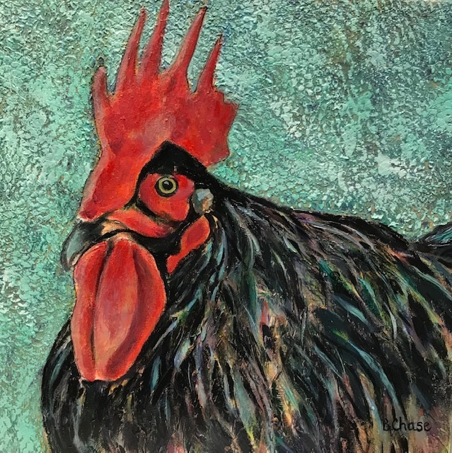 “Bantam Rooster” - Barbara Chase. Courtesy of Mark Coates Barbara Chase