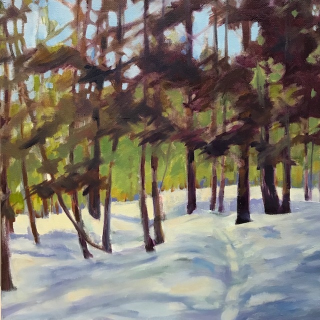 “Path in the Snow” - Jeanne Oullette. Courtesy of Mark Coates Jeanne Oullette