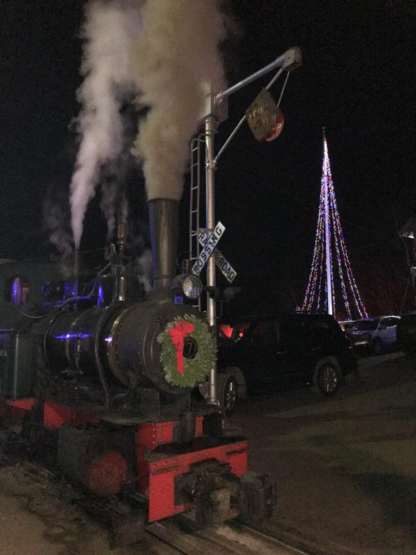 Narrow-gauge train. KELLIE BIGOS/Boothbay Register
