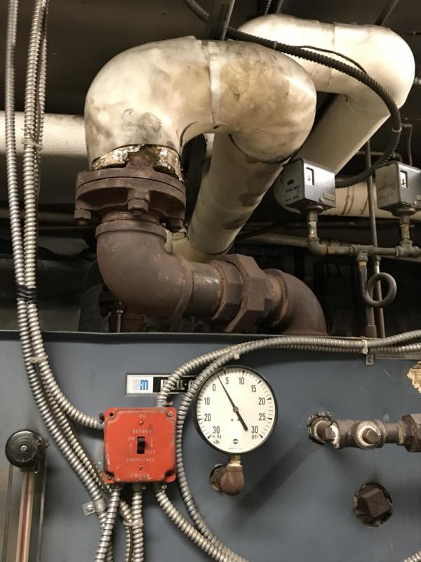 Boiler at Southport Central School. KELLIE BIGOS/Boothbay Register