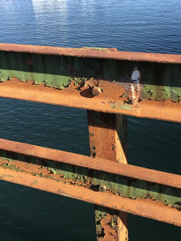 Failed paint. KELLIE BIGOS/Boothbay Register