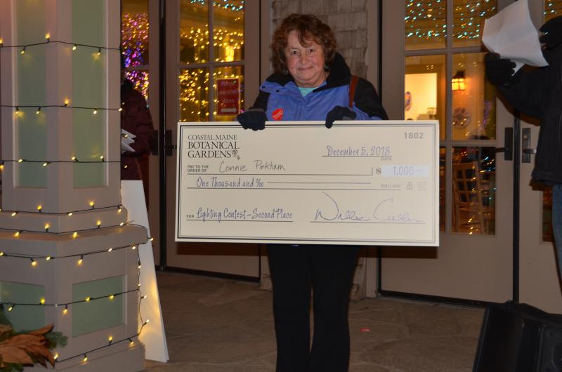 Second place winner in the residential category winner was Connie Pinkham, who won $1,000. Courtesy photo