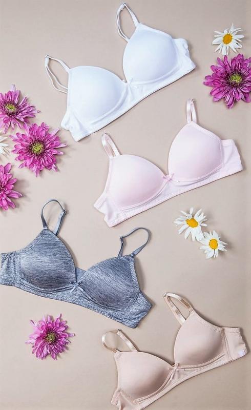 The McKenna, lightly padded and wire-free. Courtesy of Her-Rah! First Bra Her-Rah! First Bra