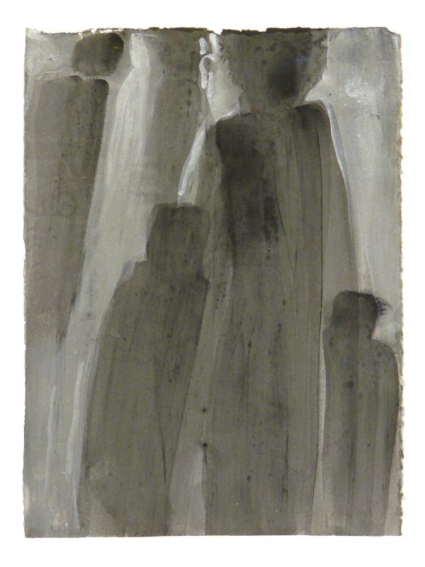 Abby Shahn painting paired with the poem “Even When She Becomes” by Mark Melnicove. Courtesy of Mark Melnicove Abby Shahn - Ghosts series
