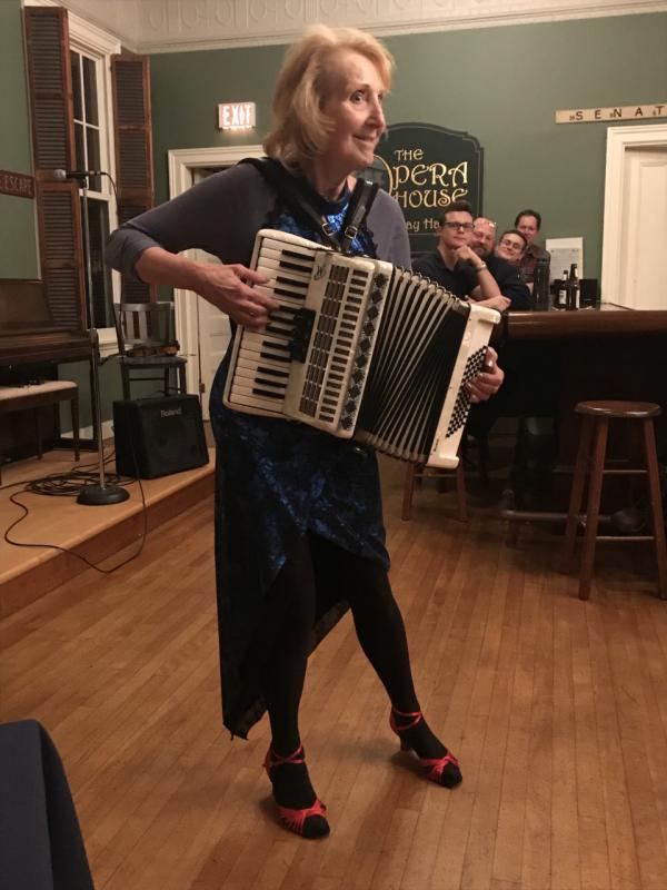 Alina plays “Blue Tango.” KELLIE BIGOS/Boothbay Register