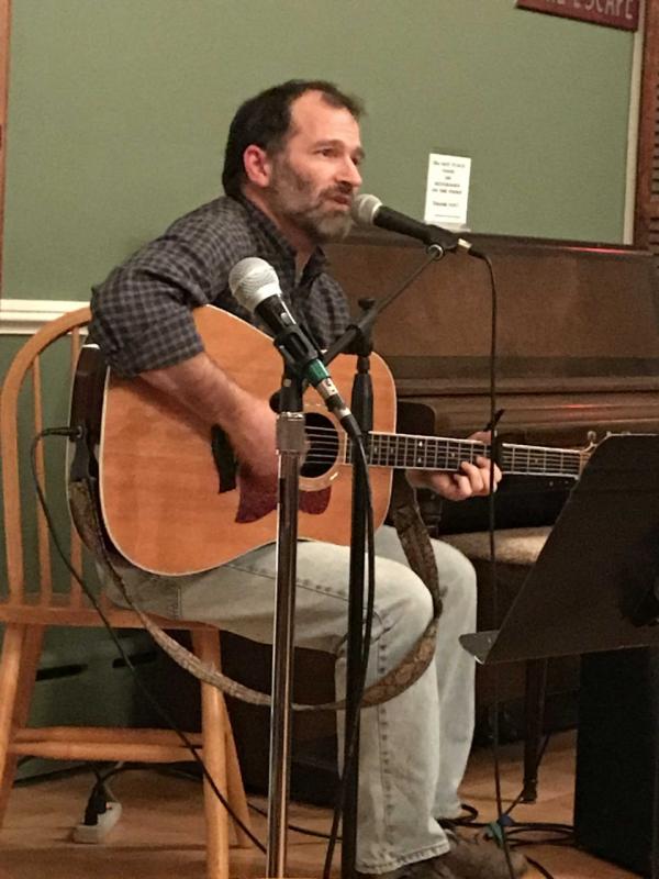 Chip Schwehm adds comic relief. KELLIE BIGOS/Boothbay Register