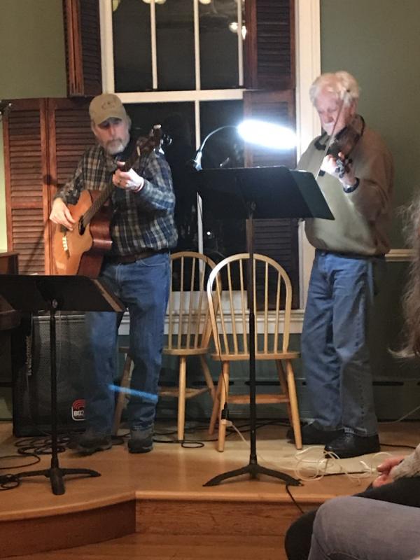 Ed Nieman and Bruce MacDonald. KELLIE BIGOS/Boothbay Register