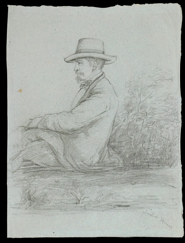 Here’s a collector’s item for Winslow Homer fans (MA/ME, 1836-1910) in graphite, “Portrait of John Murray Brown.” Courtesy of Carol Achterhof Winslow Homer