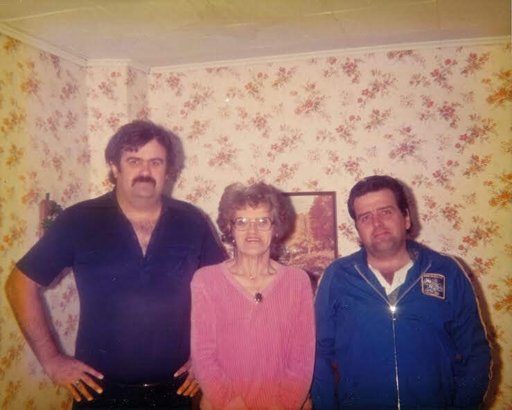 Tom’s uncle Jerry, left, and his father Jimmy pose with their mother. As close as Tom is to his father in looks, Tom’s siblings say he is even closer to their uncle Jerry. Courtesy photo