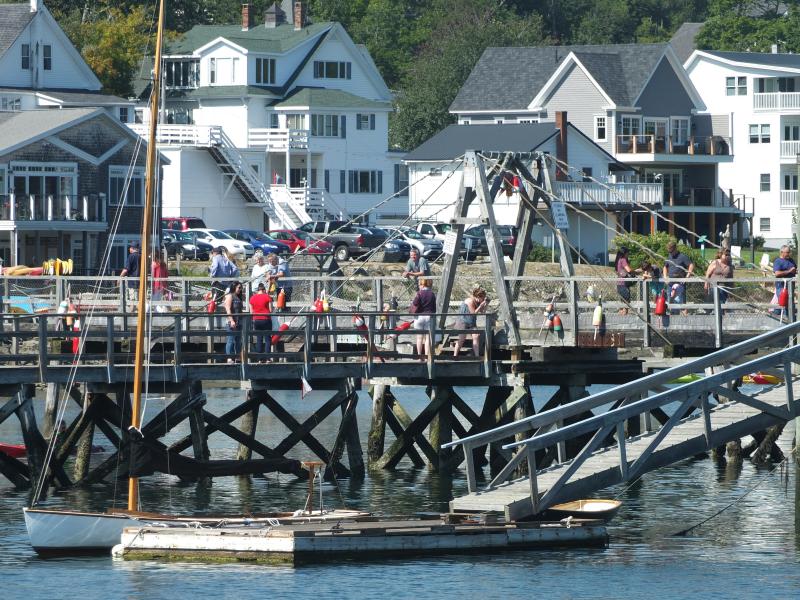 Footbridge in Boothbay Harbor, Maine