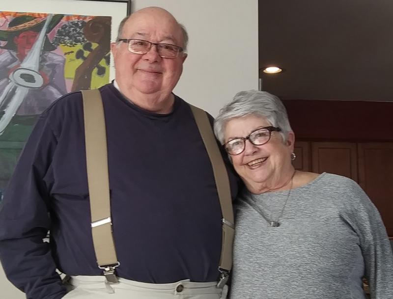 Jim and Annette Stormont. JANE CARPENTER/Boothbay Register