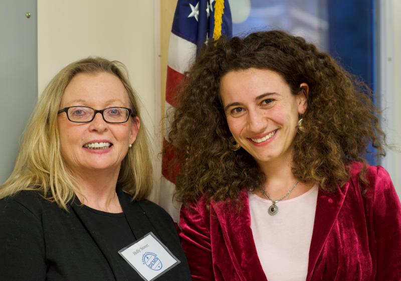 Maine House District 89’s Holly Stover, left, and District 88’s Chloe Maxmin are freshman legislators among many women politicians to win their seats in record numbers. Courtesy of Bob Crink