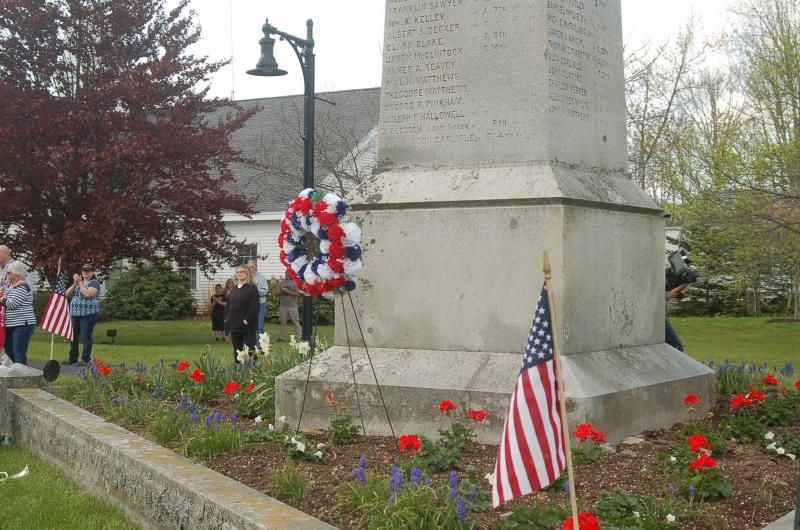 Veterans Memorial,Boothbay Commons ART MAYERS/Boothbay Register