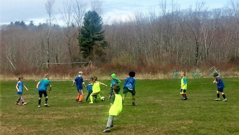 Focused playing. LISA KRISTOFF/Boothbay Register