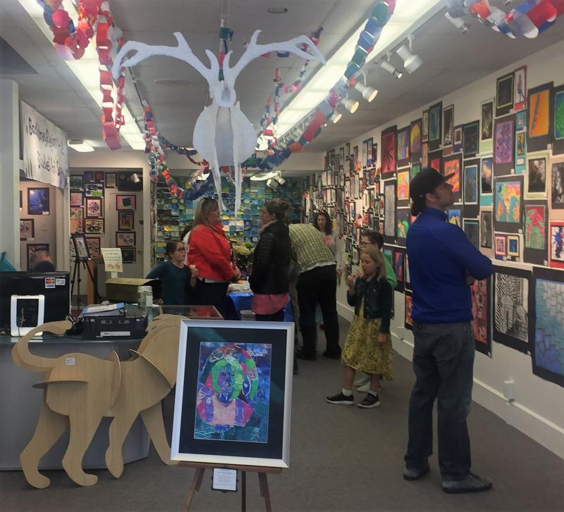 The annual Student Art Show ... creativity and talent await you. LISA KRISTOFF/Boothbay Register
