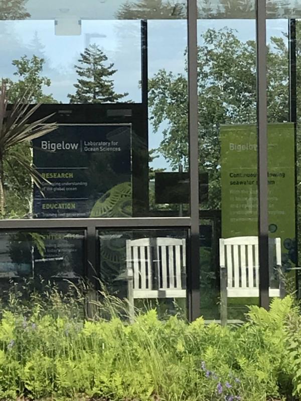 Main entrance to Bigelow Laboratory. KELLIE BIGOS/Boothbay Register