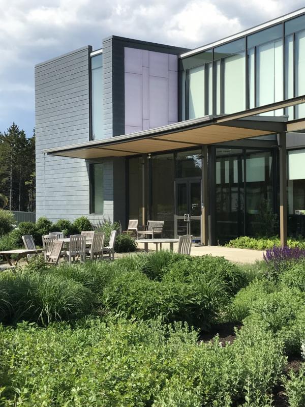Bigelow Laboratory's north wing. KELLIE BIGOS/Boothbay Register