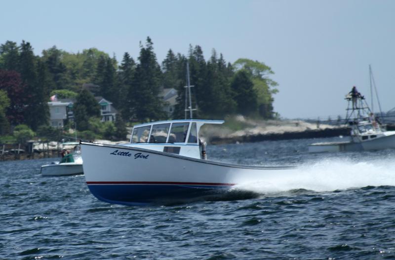 Little Girl won the Fastest Lobster Boat race and a few races. STEVE EDWARDS/Boothbay Register
