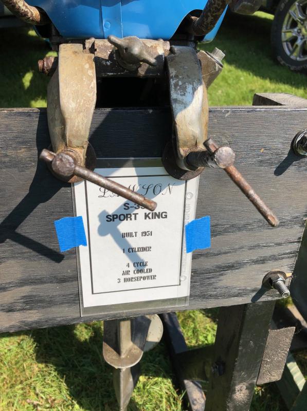 Details about one of Pete Haskell’s outboard motors. Railway Village, engines, mechanics, Maine Antique Power Association