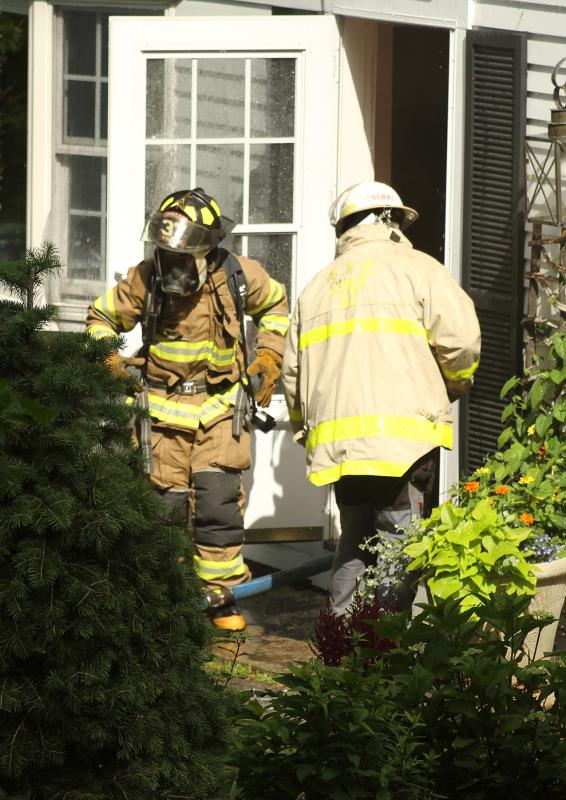 Fire at 26 Logan Road, Boothbay Harbor July 16. STEVE EDWARDS/Boothbay Register test