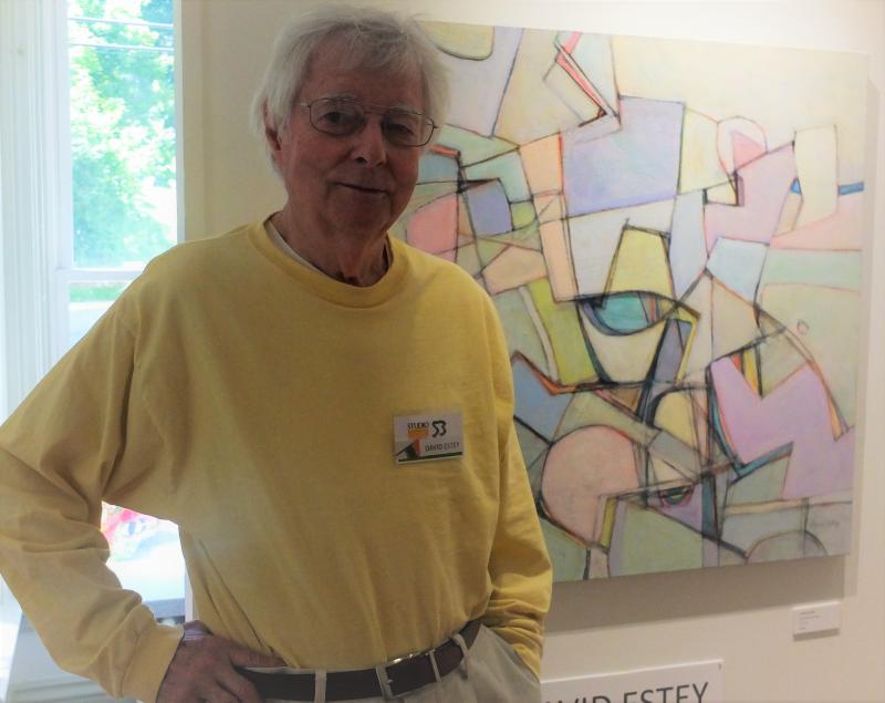 David Estey. Visit the Belfast-based artist at Studio 53 on Mondays – 11 a.m. to 5 p.m. LISA KRISTOFF/Boothbay Register