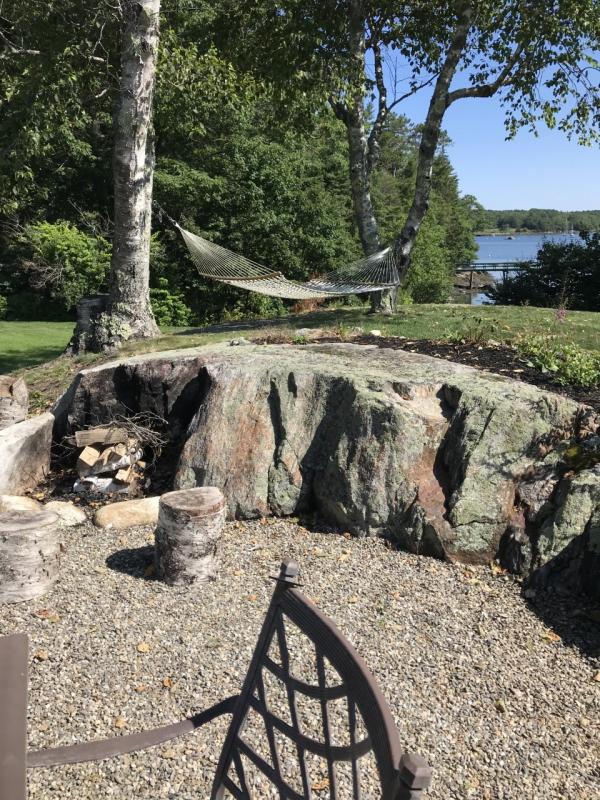 Harris guest house hammock. KELLIE BIGOS/Boothbay Register