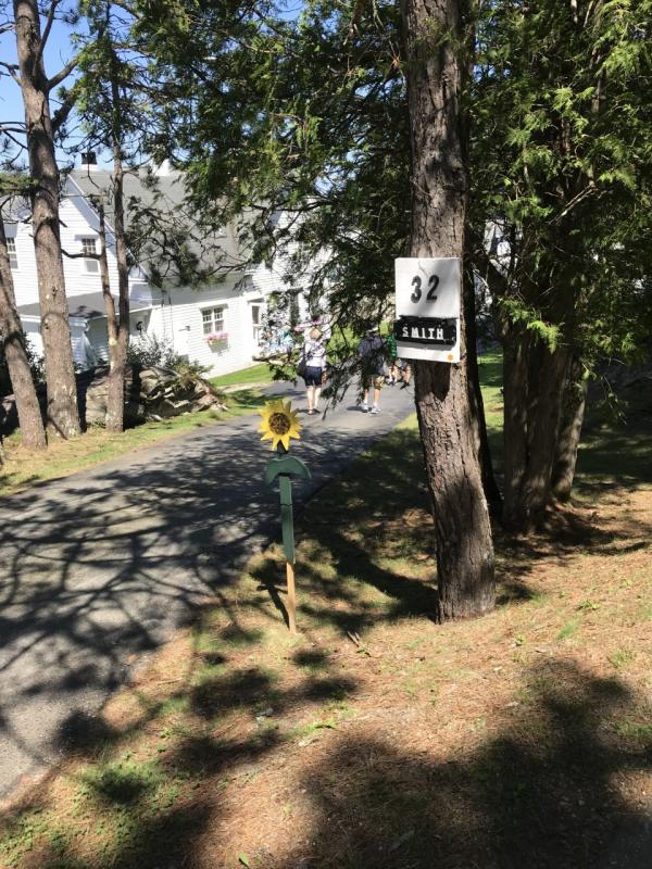 Drive leading to Smith House. KELLIE BIGOS/Boothbay Register