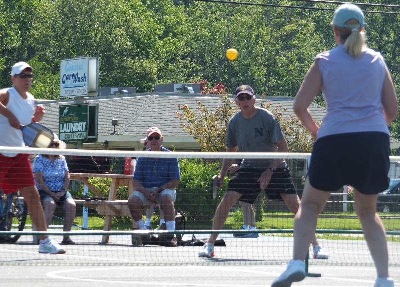 Boothbay Harbor, like many locations around the country, is experiencing a boom in pickleball players and courts. BILL PEARSON/Boothbay Register