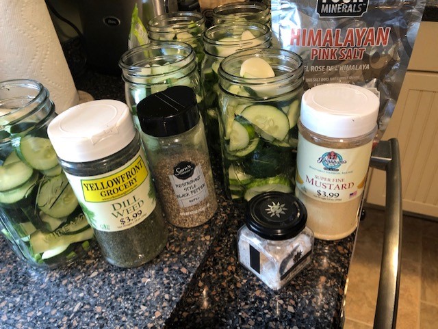 The ingredients for making the pickles. Lisa Orne Hallinan photo