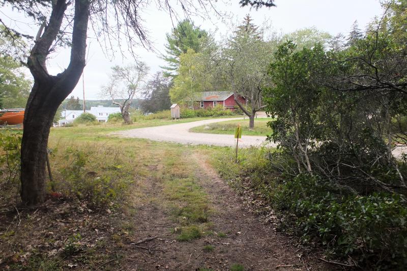 Returning back to where the trail began. LISA KRISTOFF/Boothbay Register