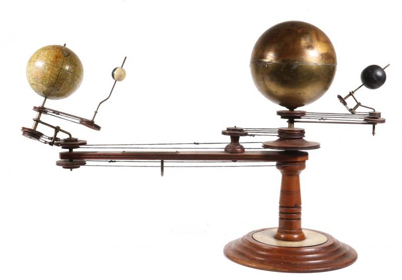 Rare Laing’s Planetarium orrery up for bids this Novmeber! Courtesy of Carol Achterhof