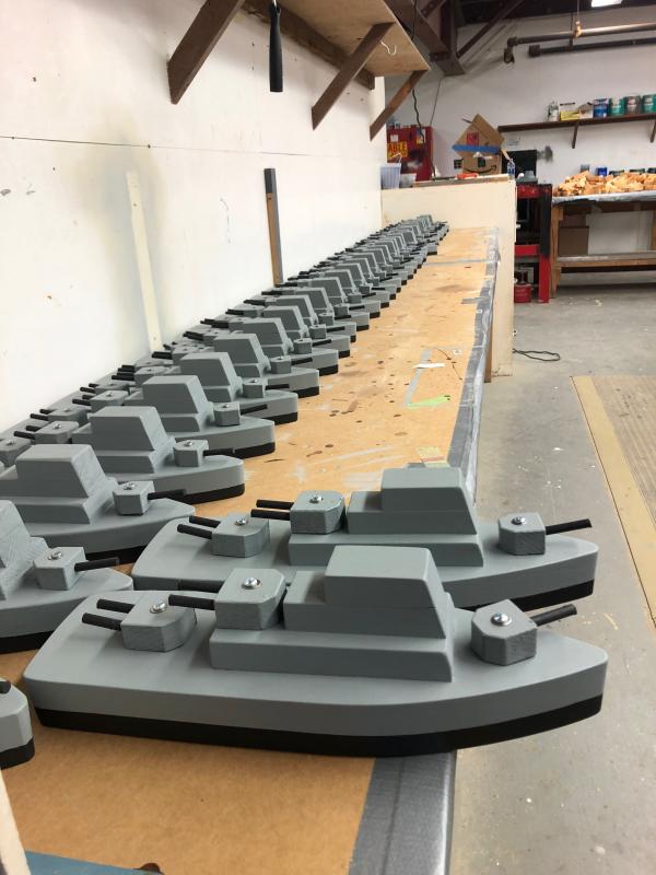 A fleet of Hodgdon Yachts battleships. JENNY BENNETT/Boothbay Register