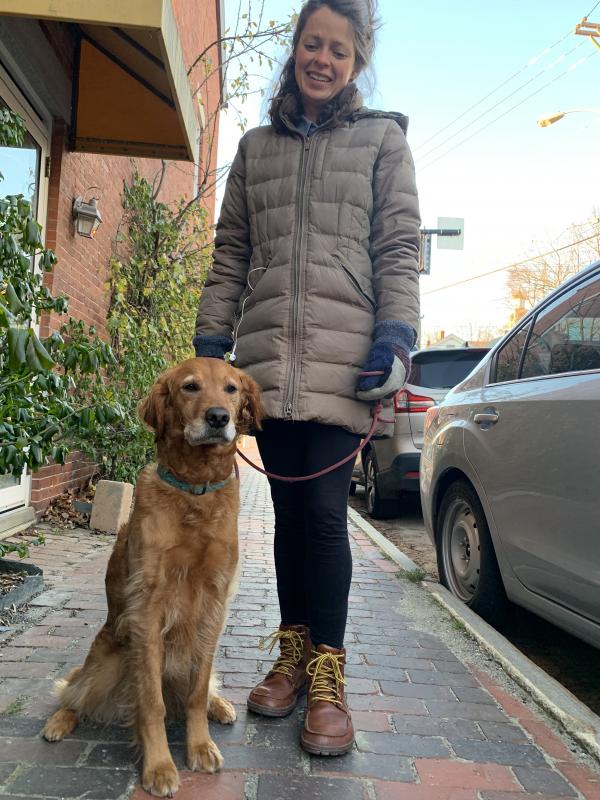 Wiscasset’s Greta Righter and Molly. SUSAN JOHNS/Wiscasset Newspaper