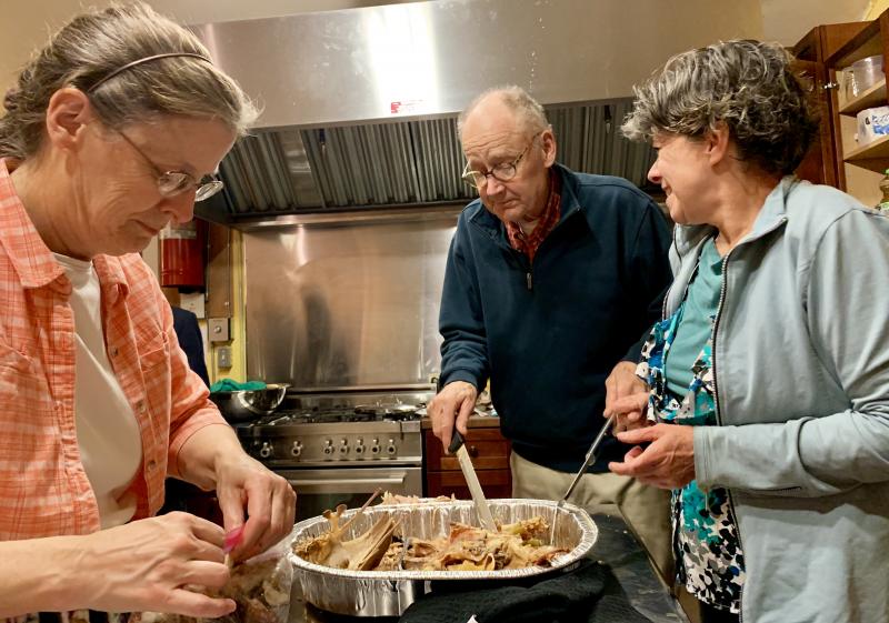 From left, Candace Moyer, David Pope and Melissa Hunnibell. SUSAN JOHNS/Wiscasset Newspaper