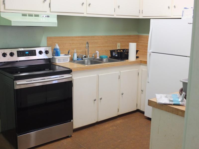 Boothbay Region Lions Club recently bought a new oven for the East Boothbay Harbor fire station, their new clubhouse. BILL PEARSON/Boothbay Register