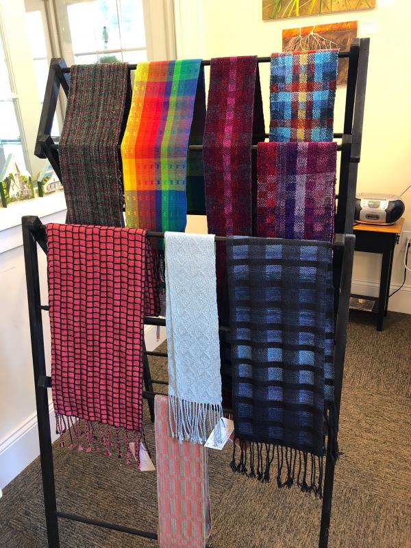 Unique, original weavings by Ursula Smith. JENNY BENNETT/Boothbay Register
