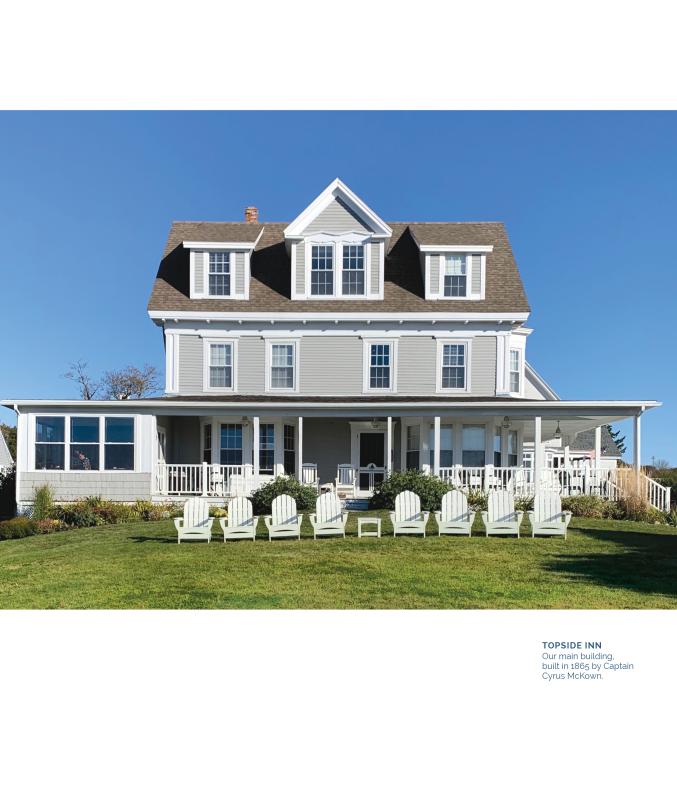 The Topside Inn: 2019 Hospitality Business of the Year and a Yankee Editor’s Choice winner, at 60 McKown St., Boothbay Harbor. Courtesy photo