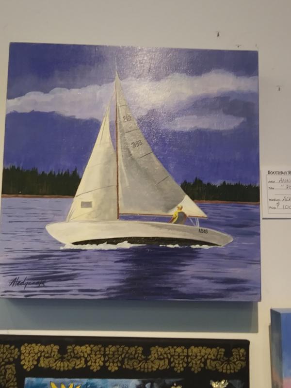 “Port Tack” by Ann Hedgcock