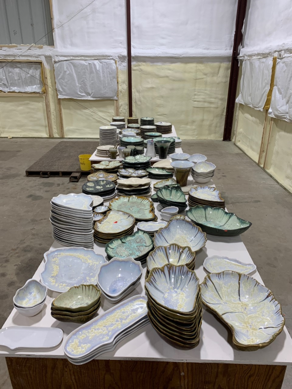 A seconds trail inside the new warehouse. Courtesy of Alison Evans