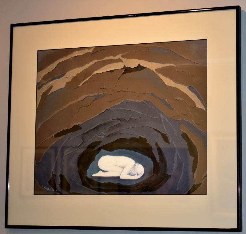 “Phase 4, Grief” – Carol Abitabilo Ast from “The Breast Cancer Series.” Carol Abitabilo Ast