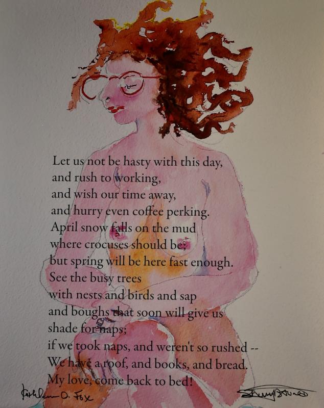 Kathleen Fox’s “This Day” – a ekphrastic submission. Kathleen Fox, ME