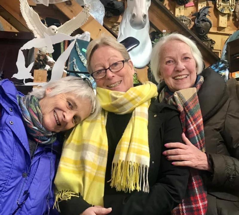 Sally Bullard, Marlise Boyd and Pam O’Conner pose for a picture. Courtesy photo