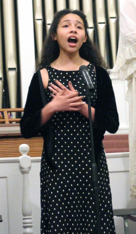 Soloist Imaj Armstead. STEVE EDWARDS/Boothbay Register