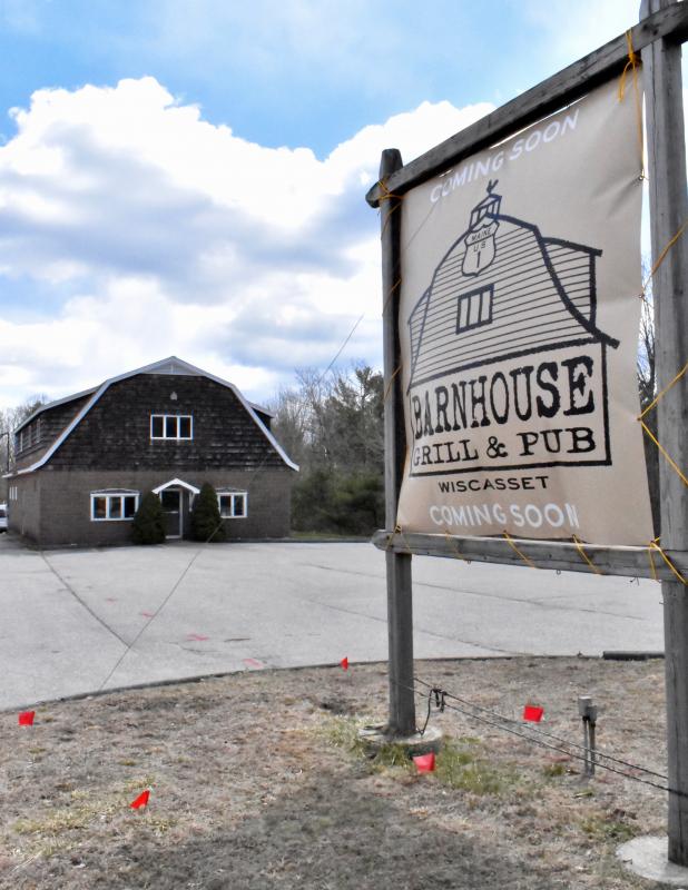 Interior renovations have been ongoing over the winter at The Barnhouse Grill & Pub. PHIL DI VECE/Wiscasset Newspaper