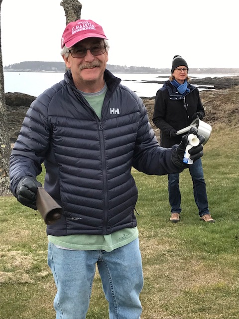 Peter Ripley and Susan Anderson join in the Ocean Point fun. Courtesy of Marilyn Heise